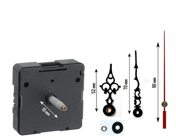 RELOJ C/L.19mm AG.NEGRAS LARGAS