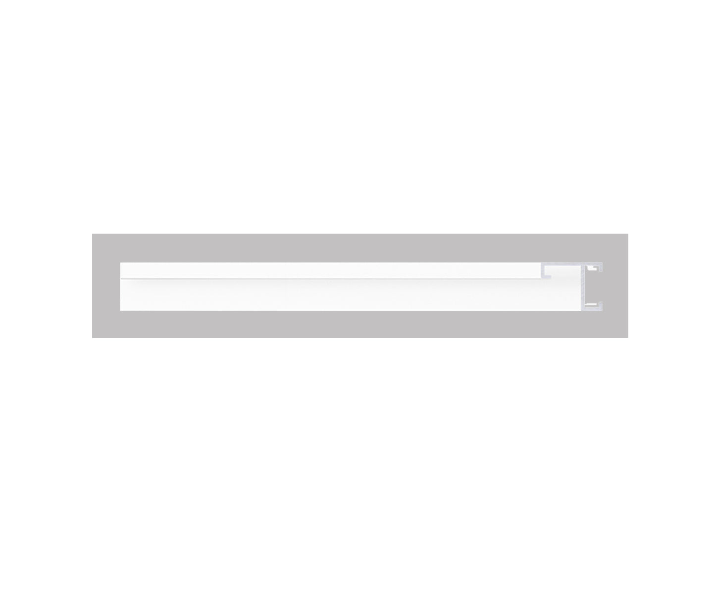 ALU PLANO BLANCO MATE 5X22 (30)