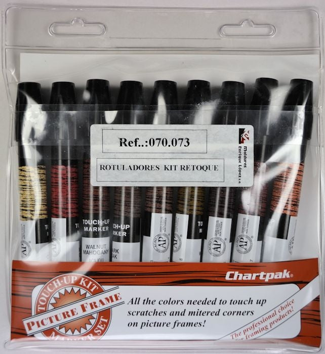 ROTULADOR RETOQUE SURT.MADERA (9uds)