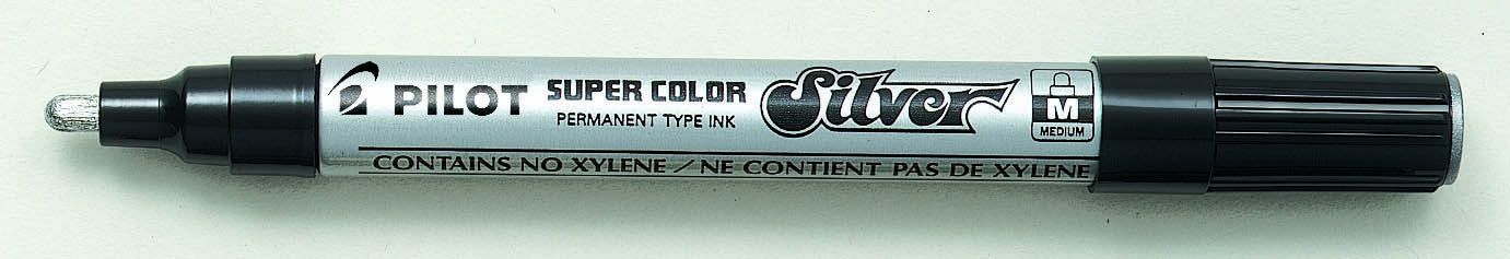 ROTULADOR PILOT PLATA