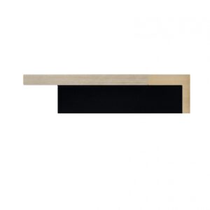ANGLE LACADO NEGRO MAT B.PLATA