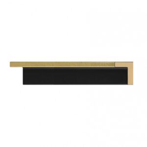 ANGLE LACADO NEGRO MAT B.ORO