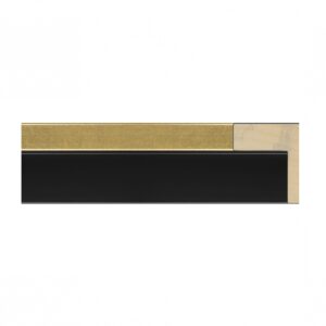 ANGLE LACADO NEGRO MAT B.ORO