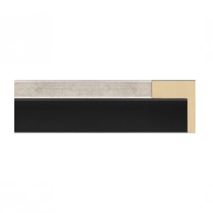 ANGLE LACADO NEGRO MAT B.PLATA