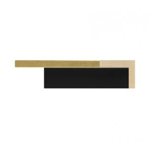 ANGLE LACADO NEGRO MAT B.ORO