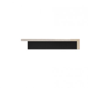ANGLE LACADO NEGRO MAT B.PLATA